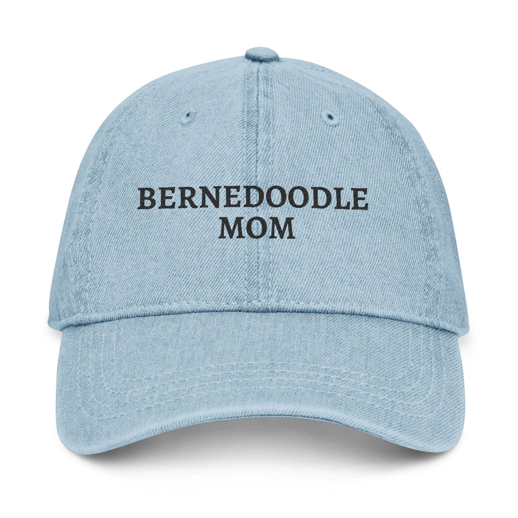 Bernedoodle Mom Hat in Light Blue / One size by Puppy Jo