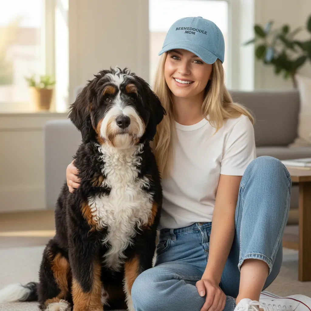 Bernedoodle Mom Hat in by Puppy Jo