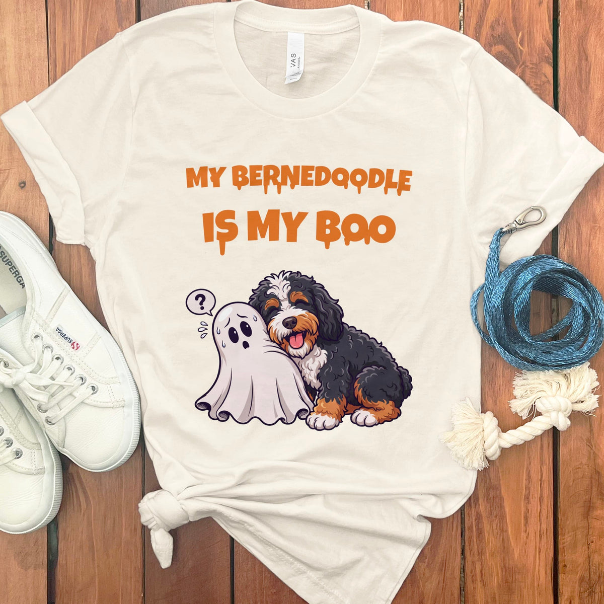 Bernedoodle My Boo T-Shirt in Natural / S by Puppy Jo