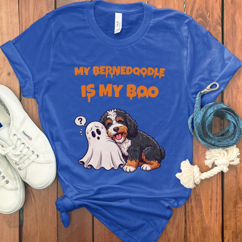 Bernedoodle My Boo T-Shirt in True Royal / S by Puppy Jo