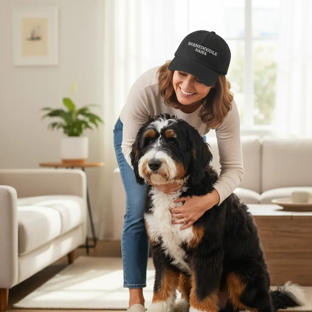 Bernedoodle Nana Hat in by Puppy Jo