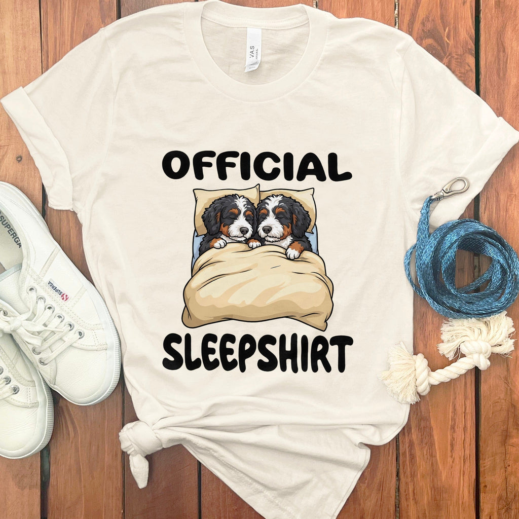Bernedoodle Sleepshirt T-Shirt in Natural / S by Puppy Jo