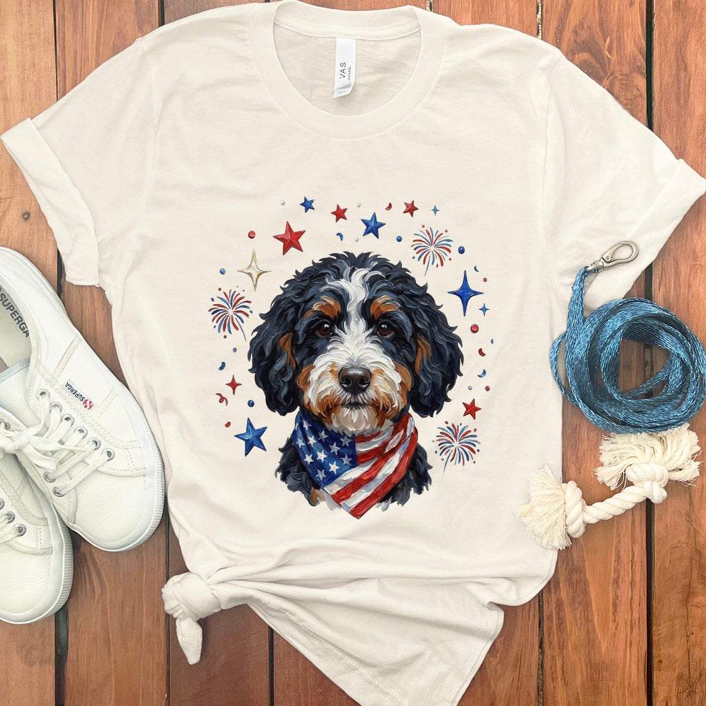Bernedoodle Spirit T-Shirt in Natural / S by Puppy Jo
