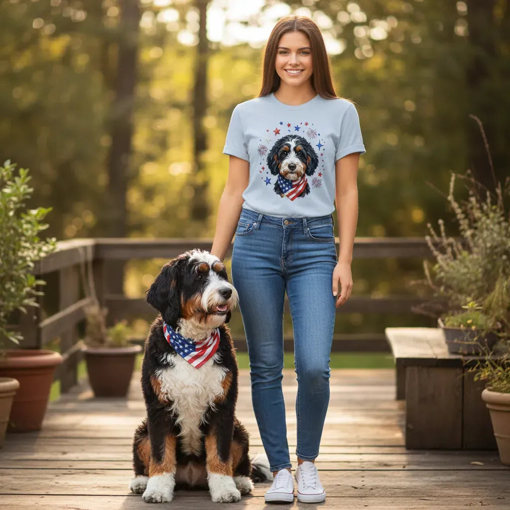 Bernedoodle Spirit T-Shirt in by Puppy Jo