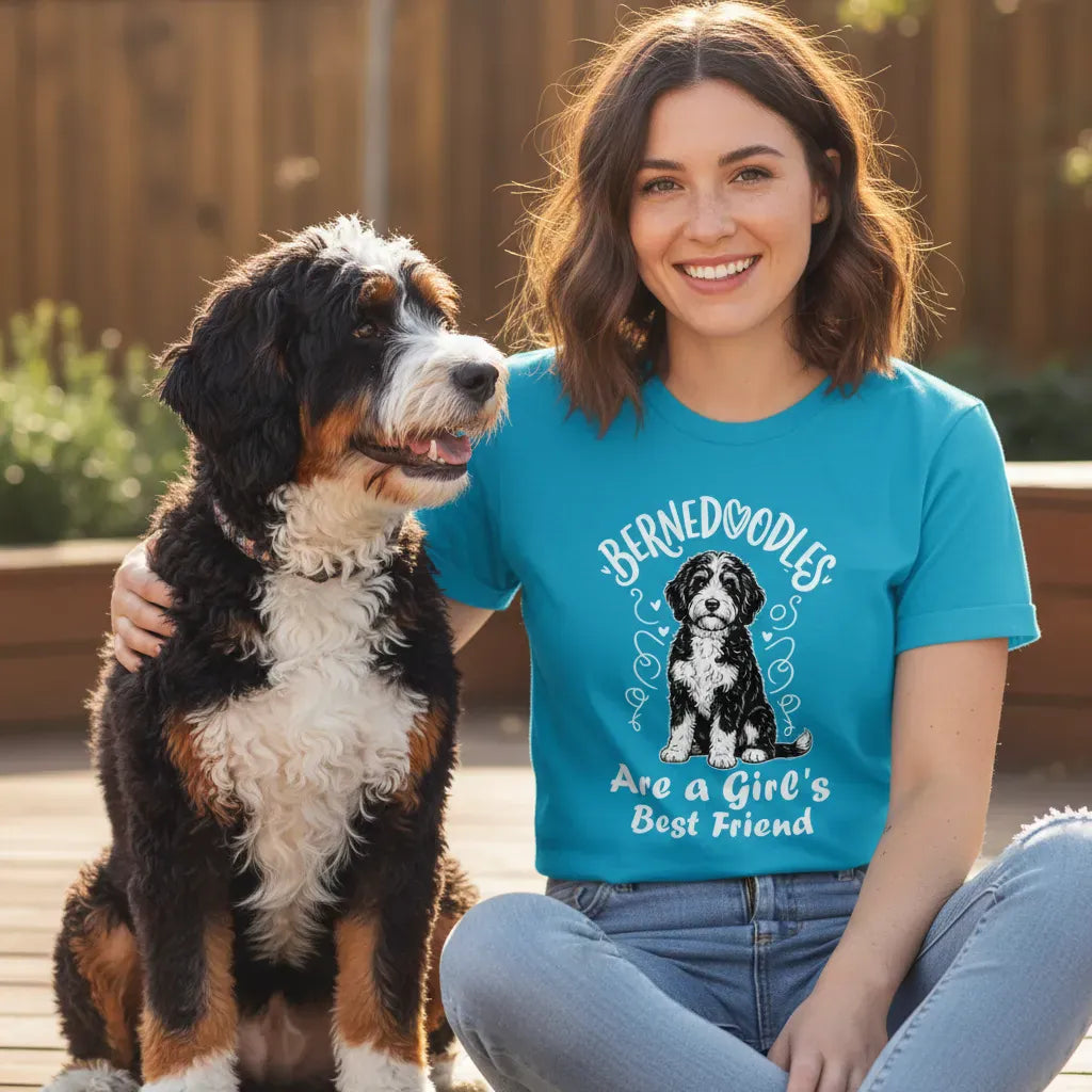 Bernedoodles Best Friend T-Shirt in by Puppy Jo