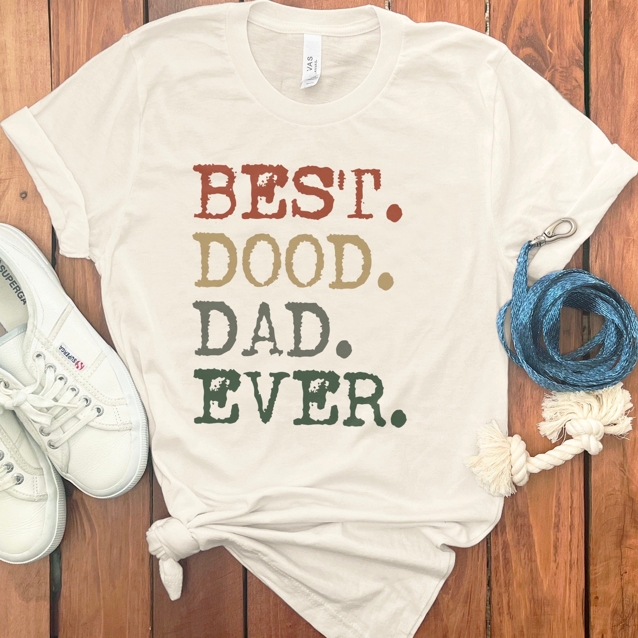 Best Dood Dad T-Shirt in Natural / S by Puppy Jo