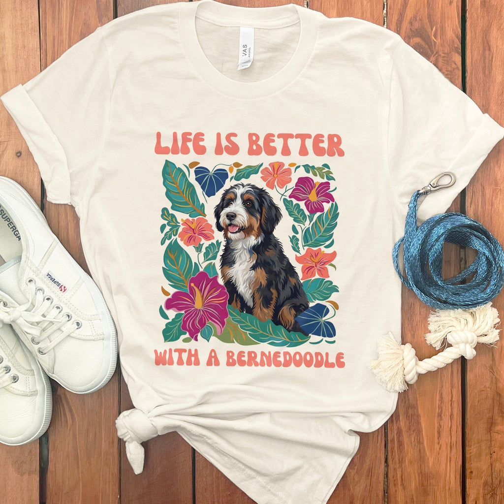 Better With a Bernedoodle in Natural / S by Puppy Jo