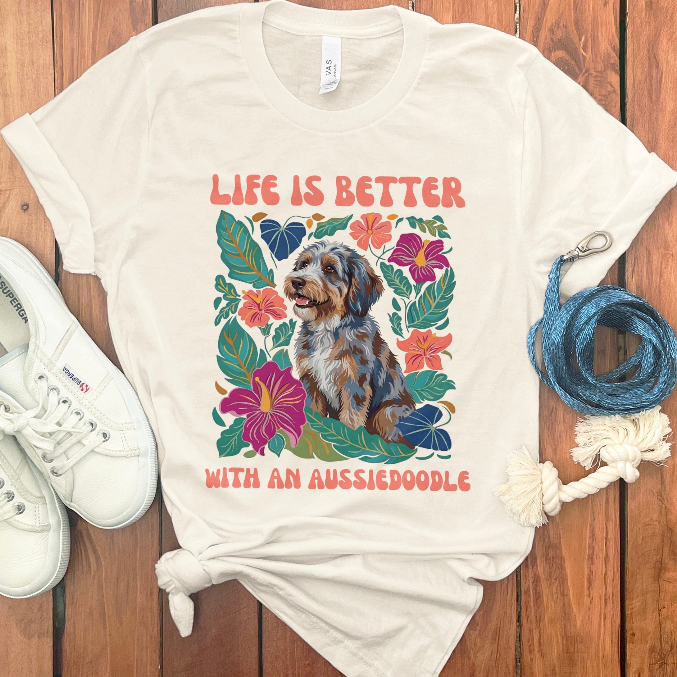 Better With an Aussiedoodle in Natural / S by Puppy Jo