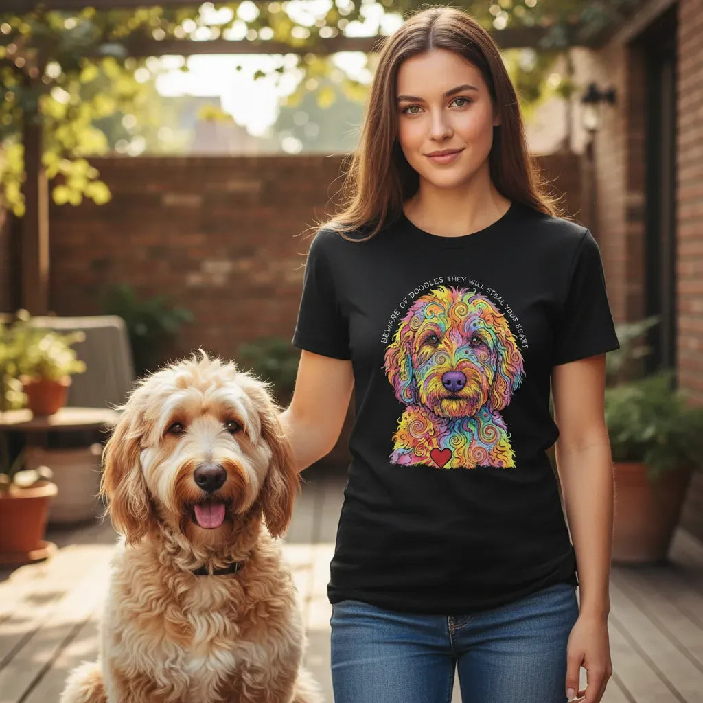 Beware Steal Heart T-Shirt in by Puppy Jo