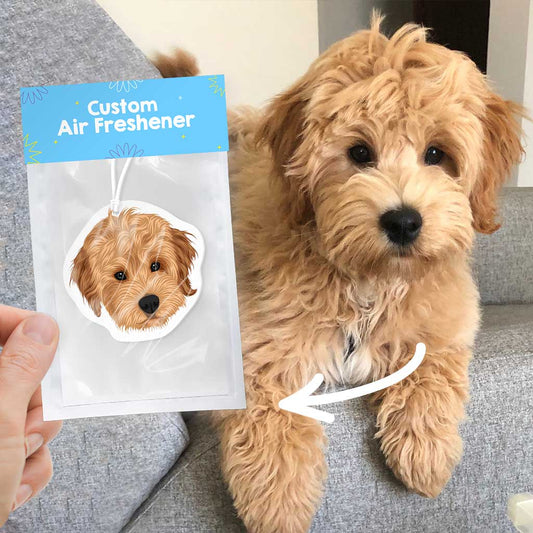 Personalized Dog Face Air Freshener - PuppyJo Airfreshener