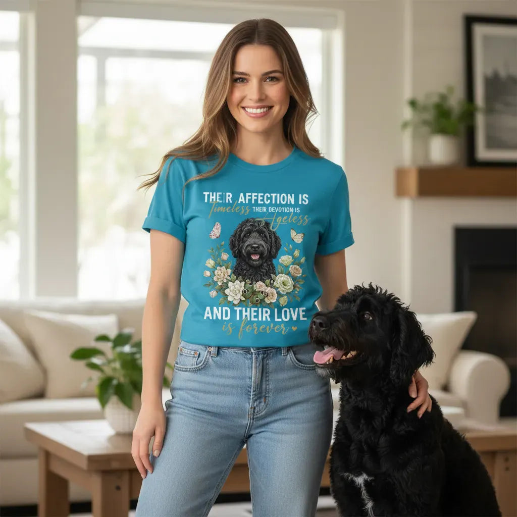 Black Doodle Affection T-Shirt in by Puppy Jo
