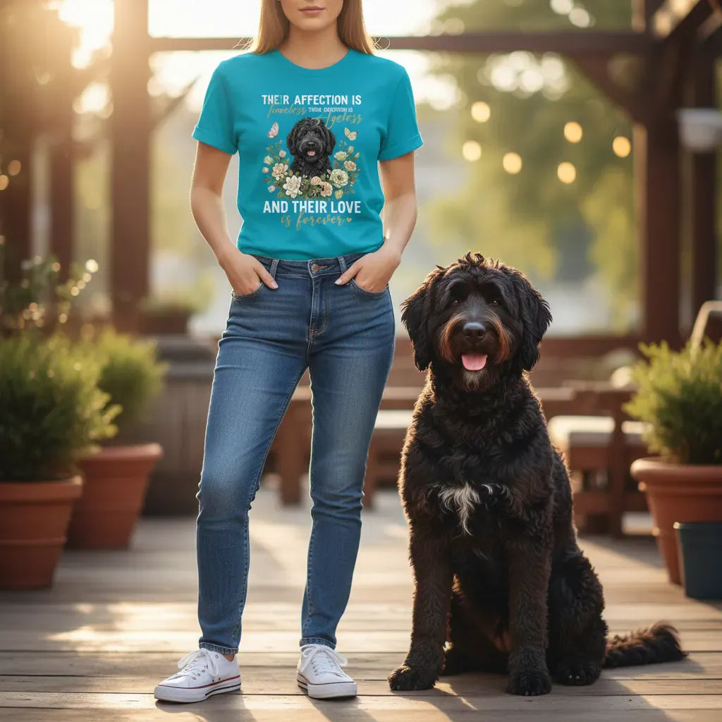 Black Doodle Affection T-Shirt in by Puppy Jo