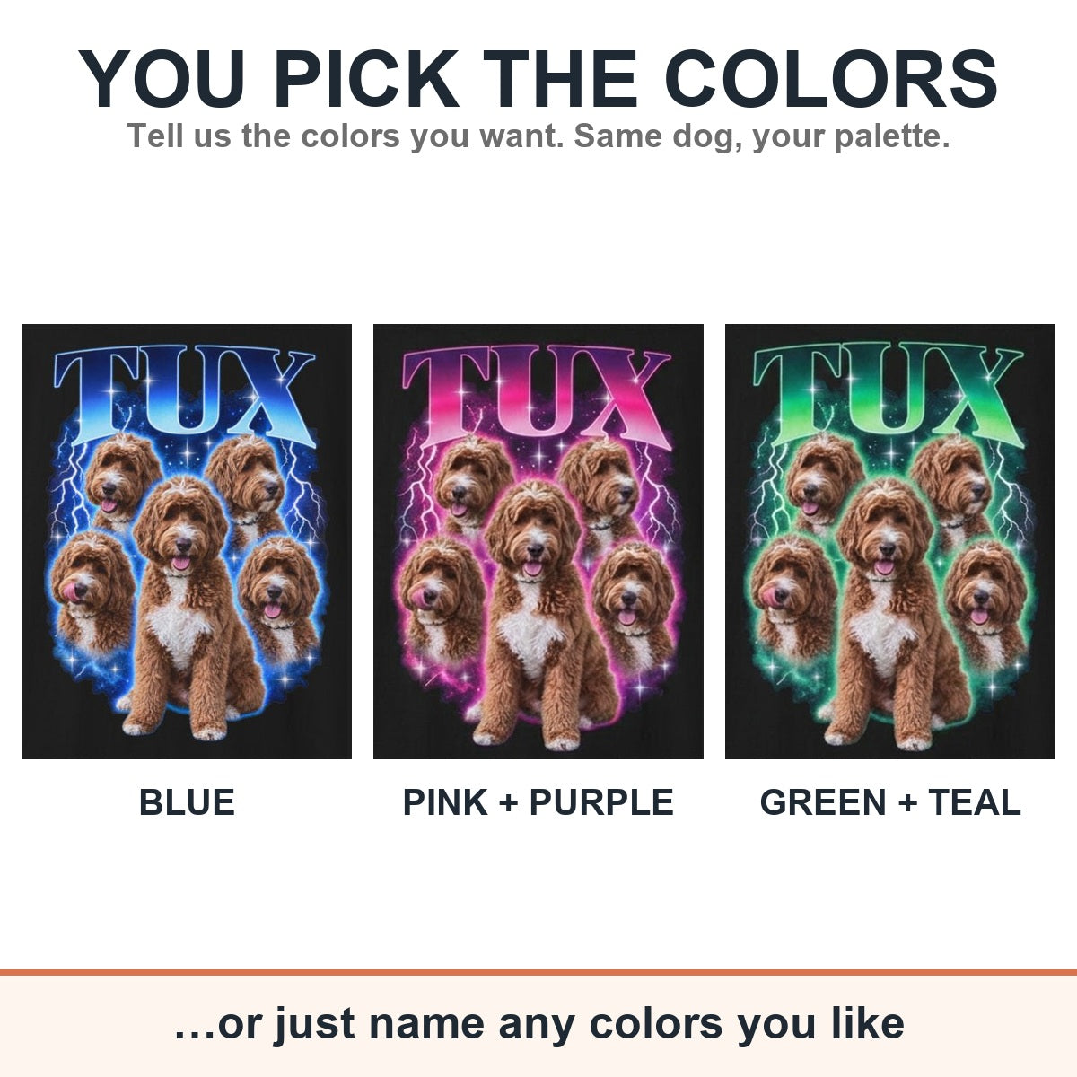 You pick the colors