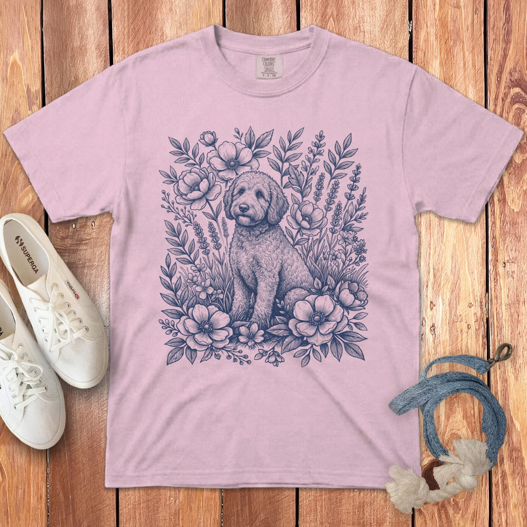 Botanical Doodle Signature T-Shirt in Blossom / M by Puppy Jo