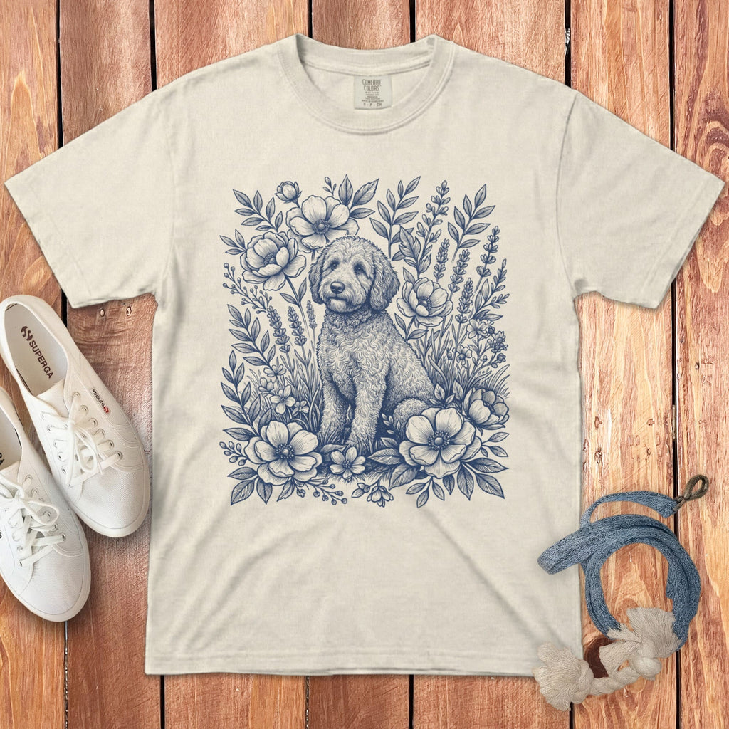 Botanical Doodle Signature T-Shirt in Ivory / M by Puppy Jo