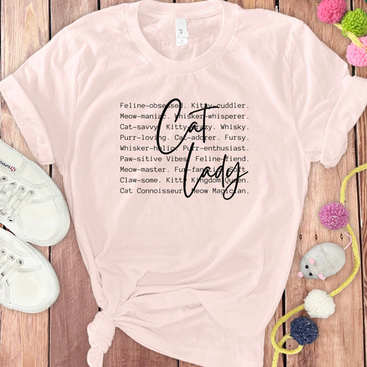 Cute Cat Lady Graphic T Shirt for Cat Lovers product