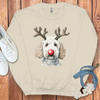 Cute Reindeer Dog Sweater for Festive Winter Wear