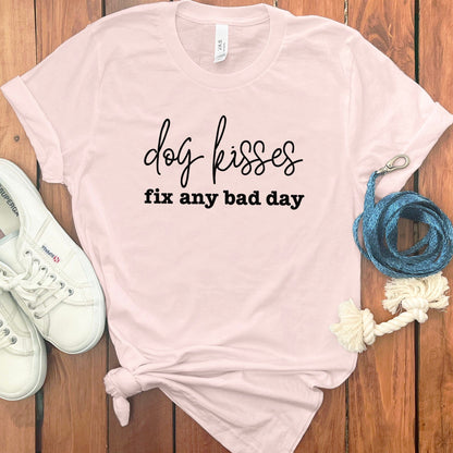 Dog Kisses Fix Any Bad Day T-shirt product type