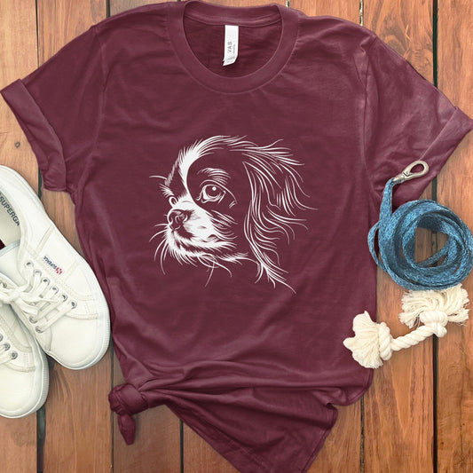 Adorable Dog Print T Shirt Perfect Casual Wear Product