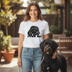 Black Labradoodle Nope T-Shirt