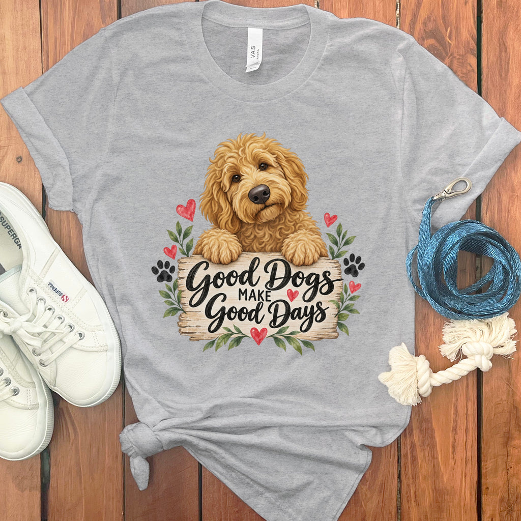 Golden Goldendoodle Good Days T-Shirt