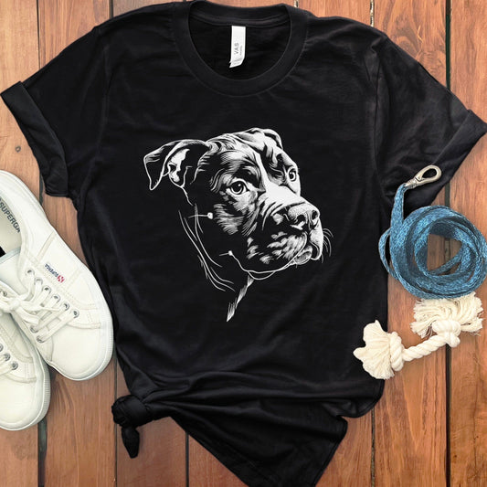 Dog Lover's T-Shirt with Artistic Canine Design product type