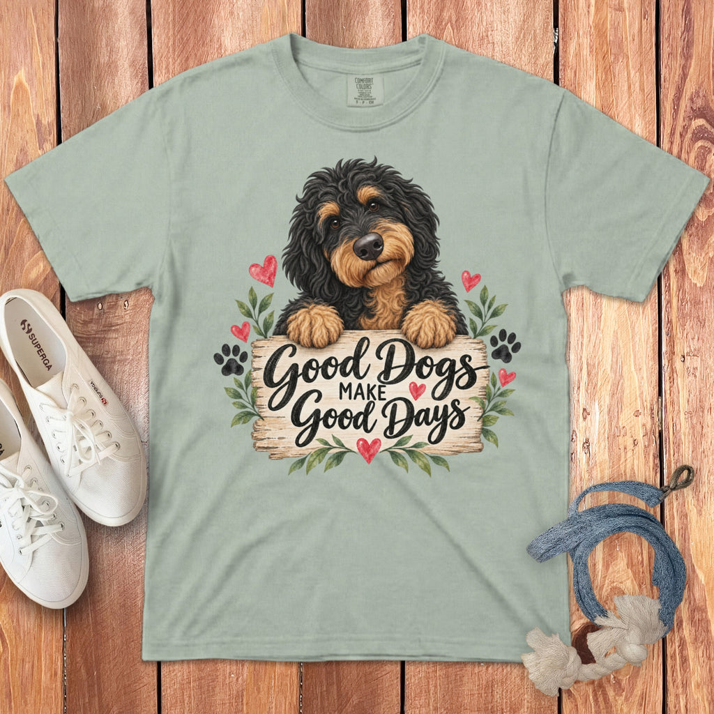Phantom Goldendoodle Good Days Signature T-Shirt