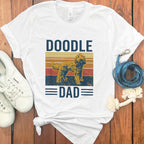 Doodle Dad Retro Dog Lover Graphic T-Shirt Product