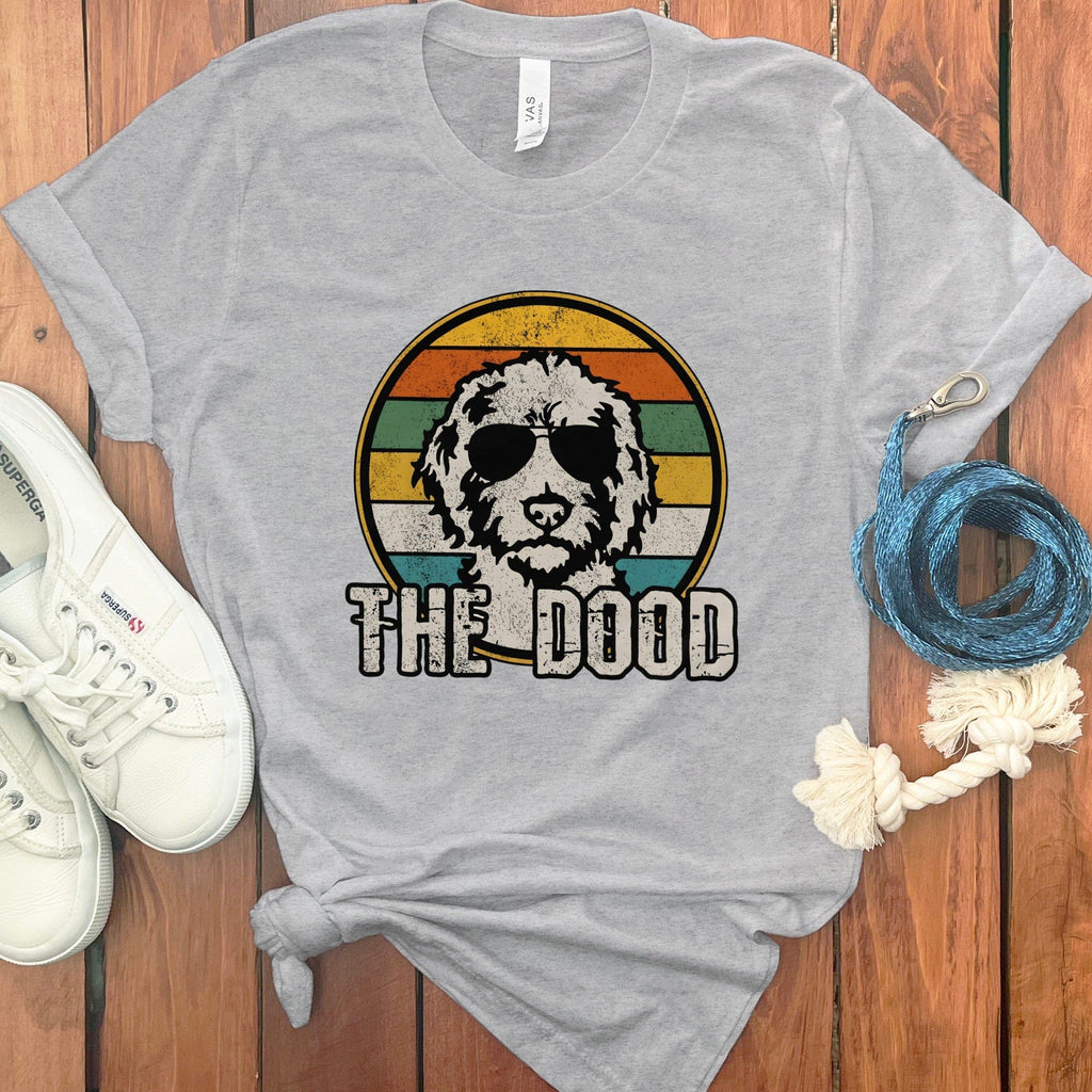Retro Cool Dog Graphic T-Shirt With The Dood Text