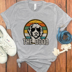 Retro Cool Dog Graphic T-Shirt With The Dood Text