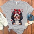 Cute Valentine's Day Dog Graphic Tee