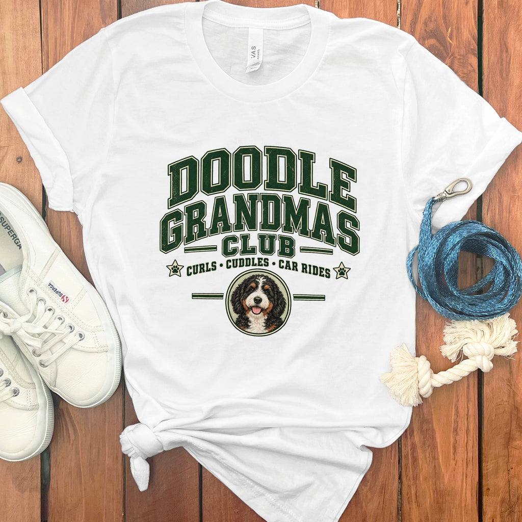 Bernedoodle Grandmas Club in White / S by Puppy Jo