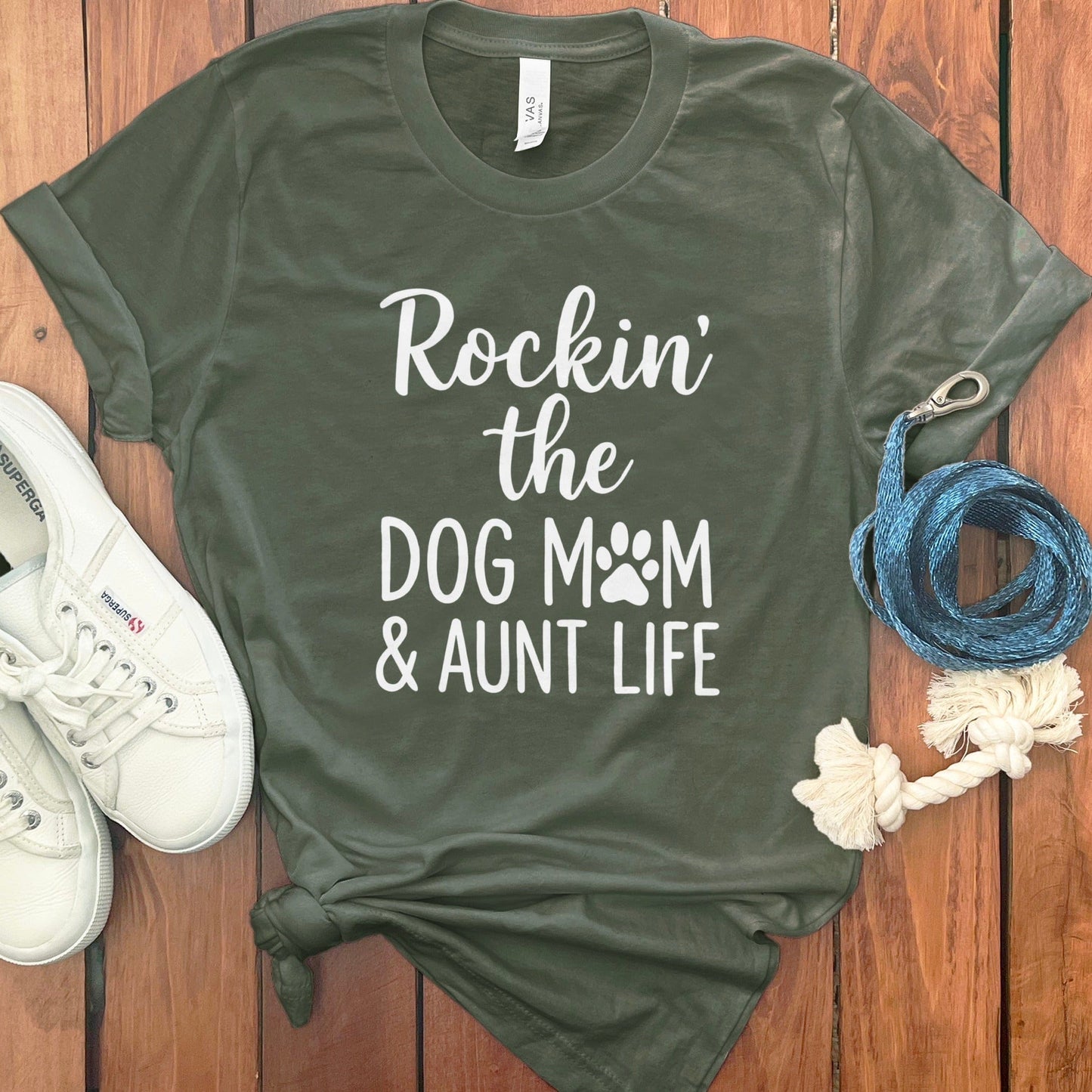 Rockin' the Dog Mom & Aunt Life Shirt product