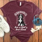 Bernedoodles Are a Girl's Best Friend T-shirt