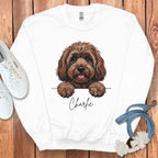 Adorable Dog Graphic Pullover for Cozy Days
