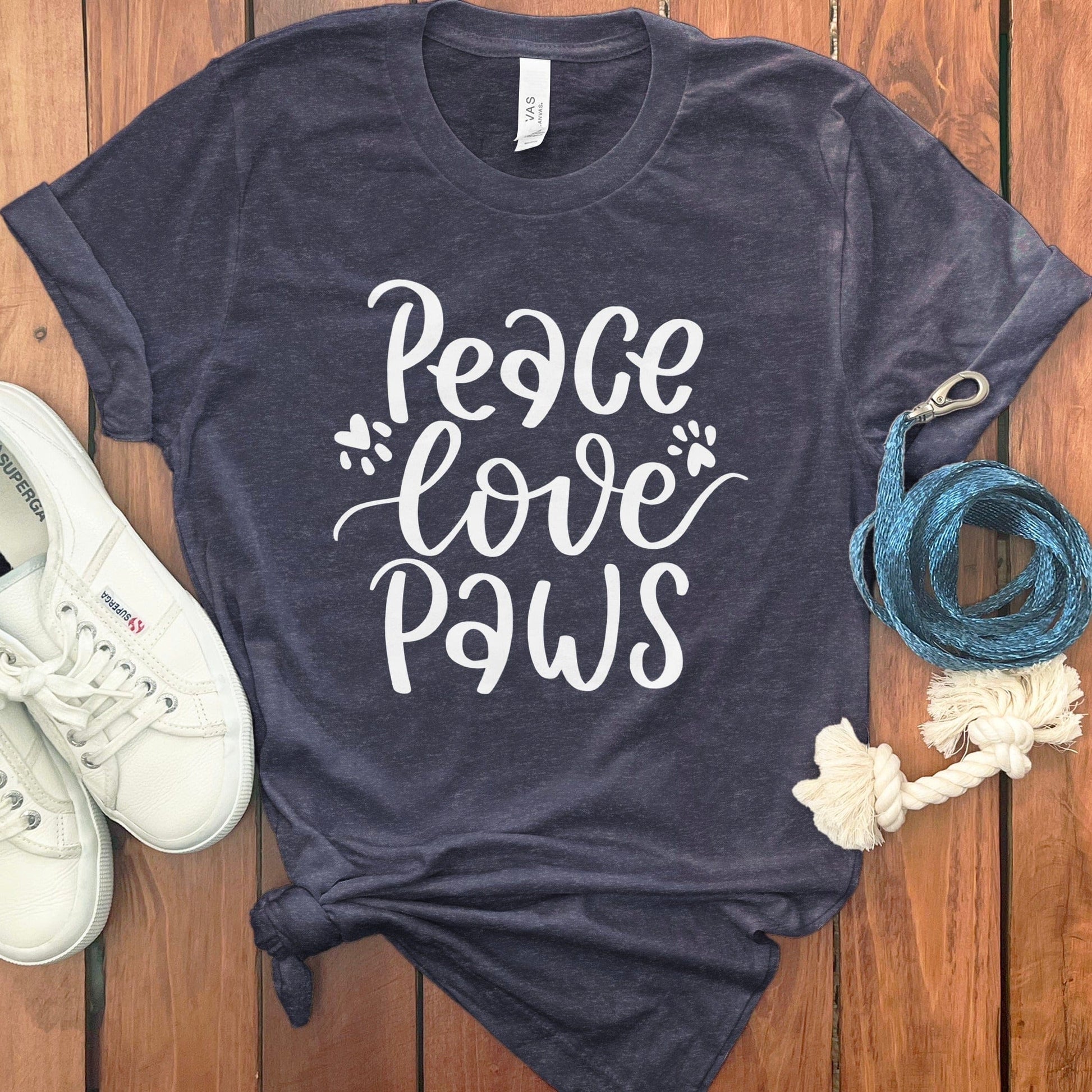 Peace Love Paws Graphic T-shirt product type