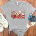 Cute Dog Valentine's Day Themed T-Shirt
