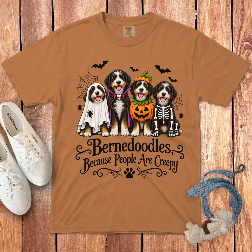 Bernedoodles Creepy Signature T-Shirt in Yam / S by Puppy Jo
