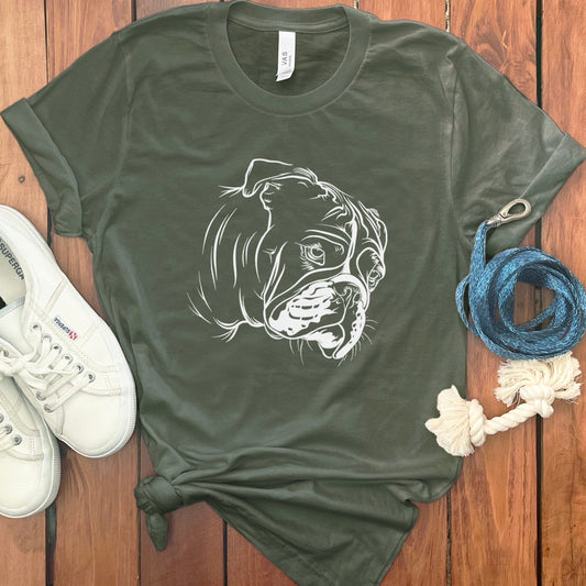 Bulldog Graphic T-shirt with Classic Dog Design product