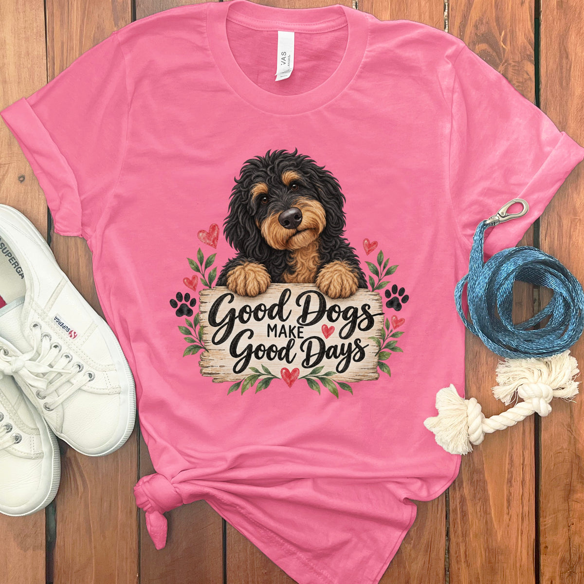 Phantom Goldendoodle Good Days T-Shirt