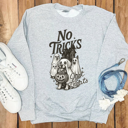 No Tricks Just Treats Halloween Dog Sweatshirt product