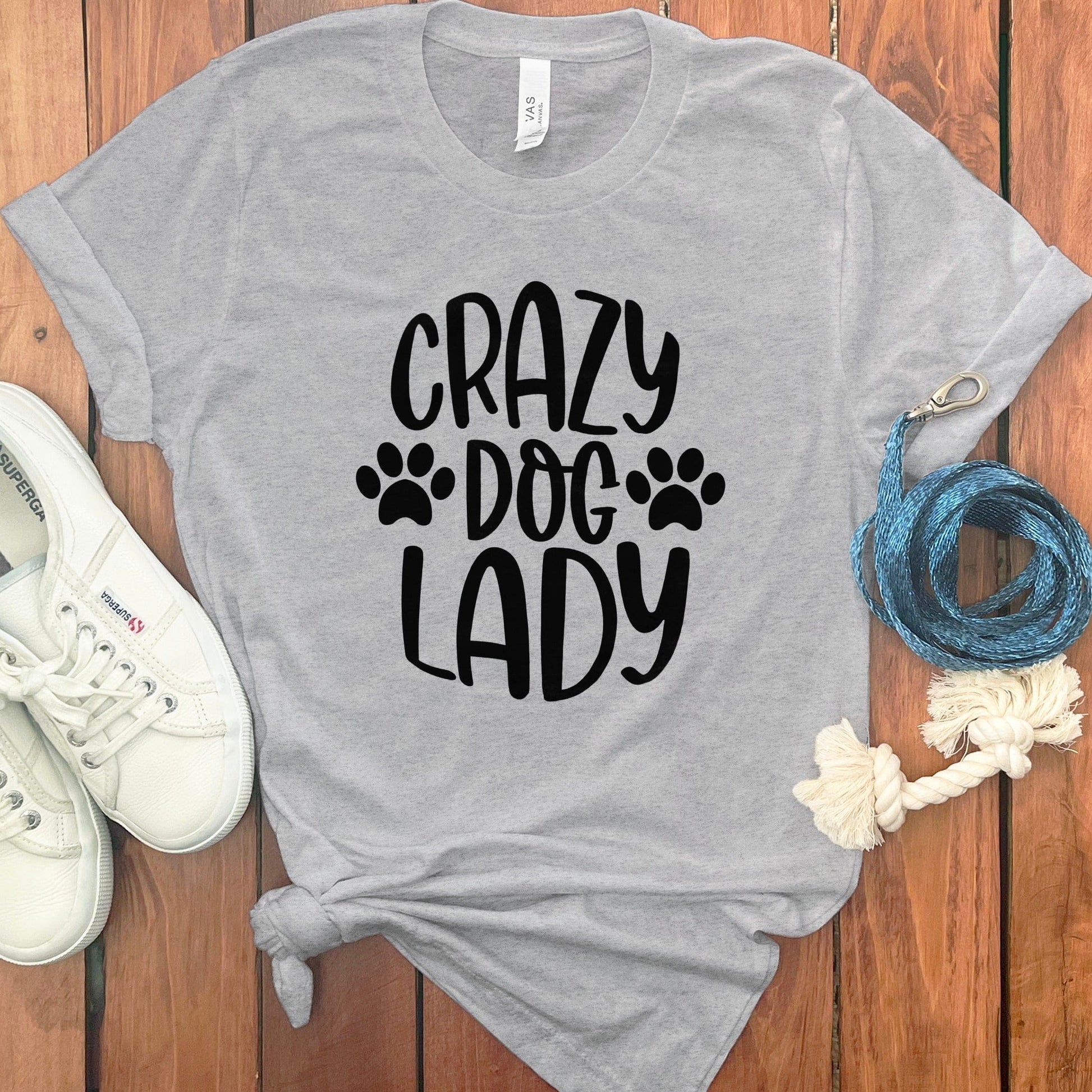 Crazy Dog Lady Graphic Printed T-shirt product type