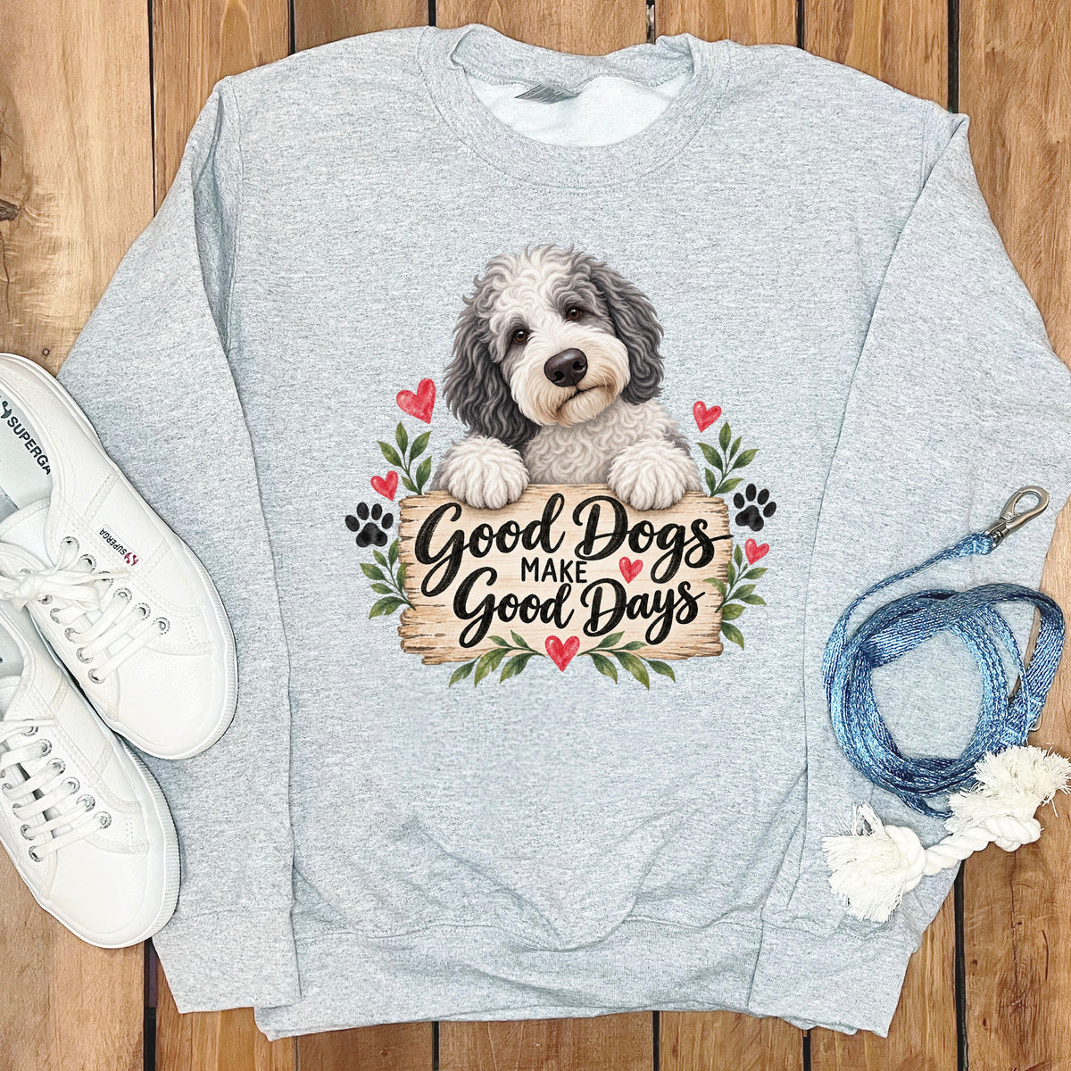 Sheepadoodle Good Days Sweatshirt
