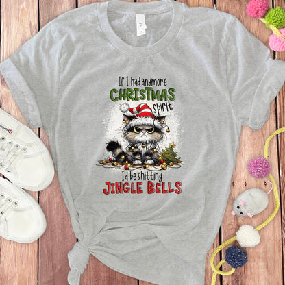 Funny Raccoon Christmas Spirit Jingle Bells Shirt product