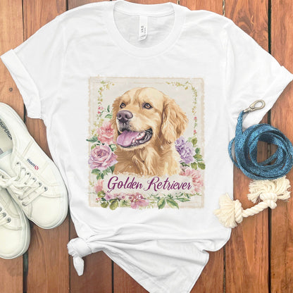 Golden Retriever Graphic Tee Shirt for Pet Lovers product