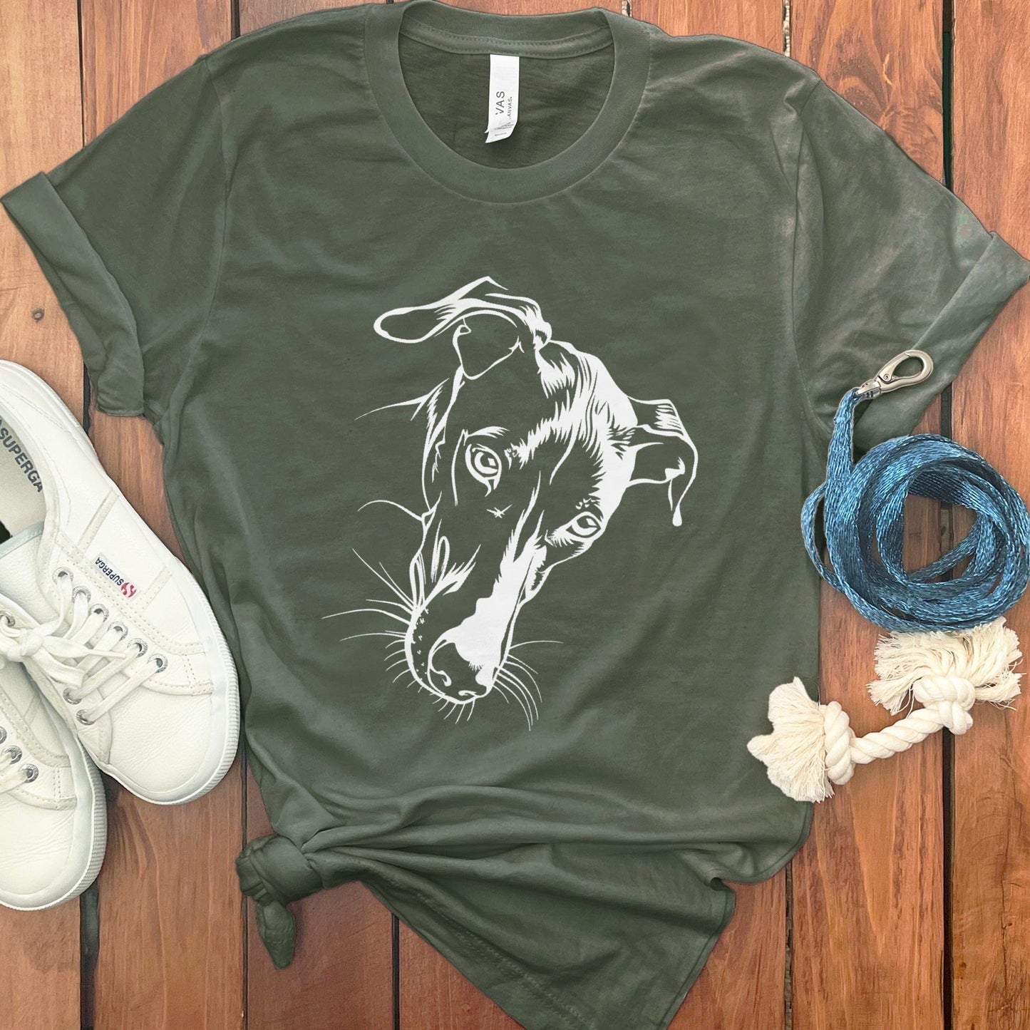 Dog Design Casual Graphic Tee product