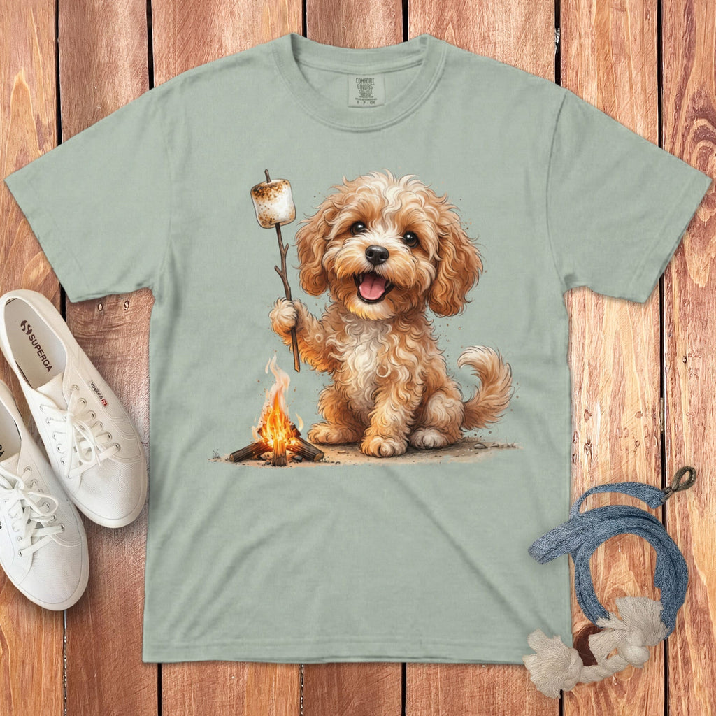 Campfire Cavapoo Signature T-Shirt in Bay / S by Puppy Jo