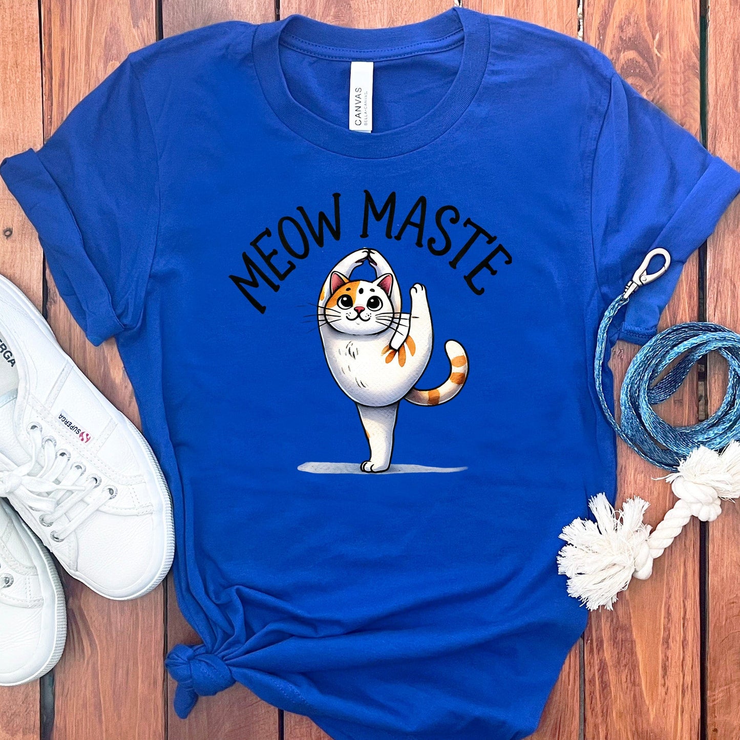 CAT YOGA POSE T-SHIRT