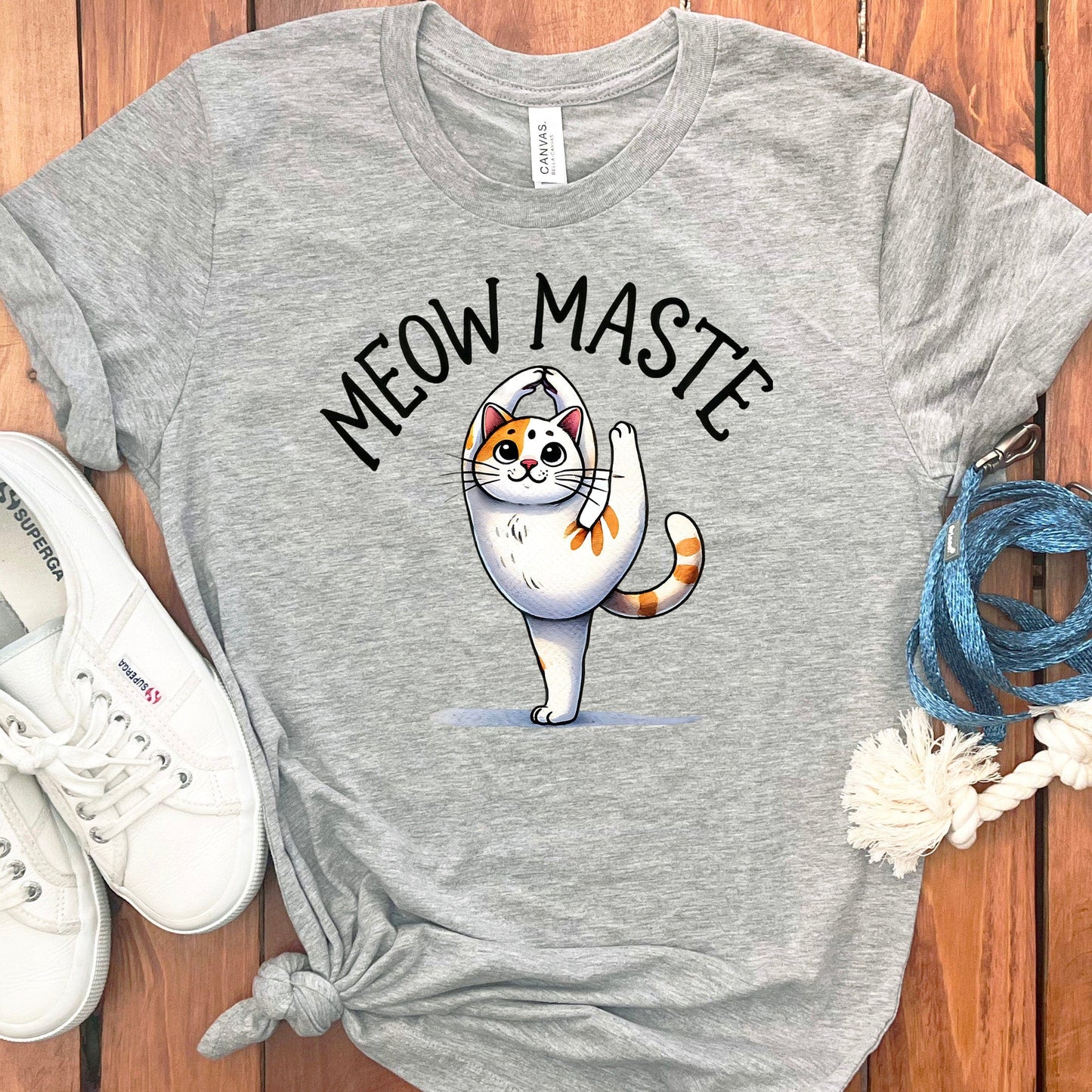 CAT YOGA POSE T-SHIRT