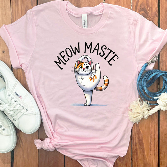 CAT YOGA POSE T-SHIRT
